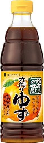 ぽんず Amazon.co.jp: ミツカン かおりの蔵 丸搾りゆず 600ml ポン酢